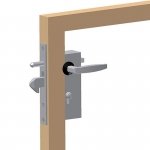 LOCK L Замок-крюк для откатных ворот без автоматики 1700053
